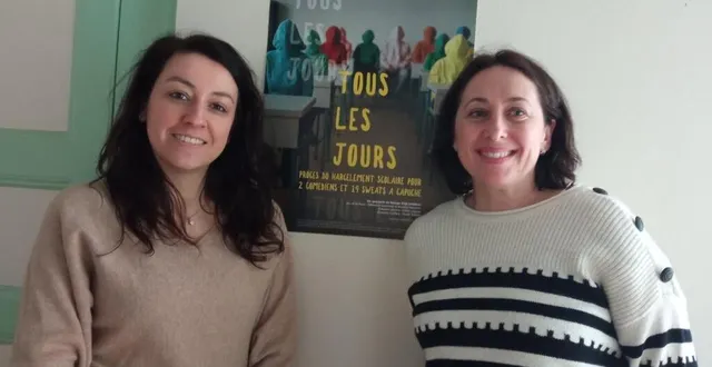 photo  justine mesnard, référente famille au centre social et gladys le bihan, conseillère animation à la msa.   &copy;  le maine libre 