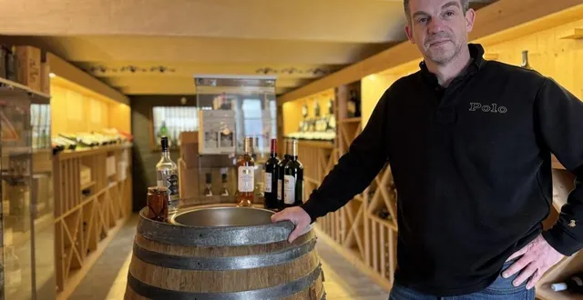 photo  jean-michel vastel a transféré la cave d’alençon au sous-sol de sa maison à condé-sur-sarthe (orne).  &copy;  ouest-france 