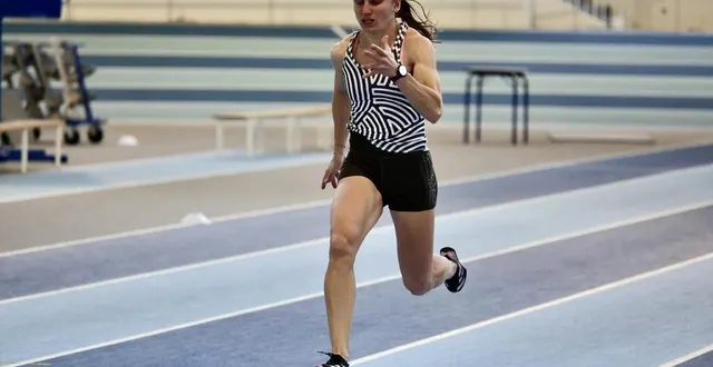 photo  amandine brossier, quadruple championne de france en salle, sur 200 et 400 m, vise un cinquième titre.  &copy;  sébastien dieu devienne 