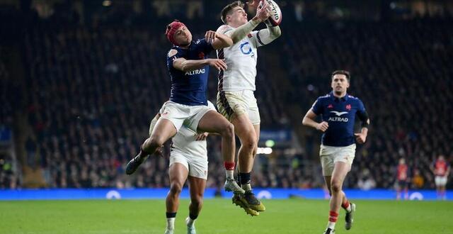photo contre l’angleterre, louis bielle-biarrey et le xv de france avaient perdu la bataille des airs. © getty images via afp