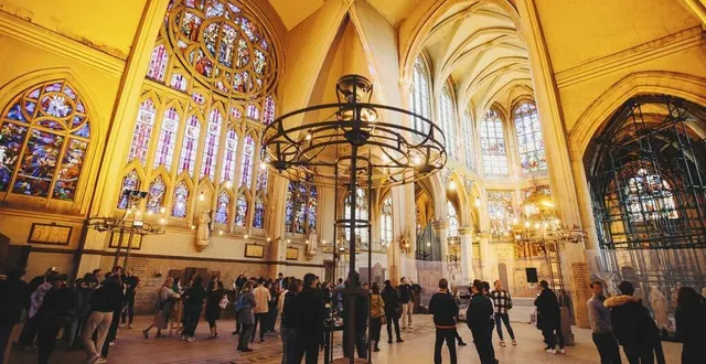 photo  l’église saint-nicaise de rouen, désacralisée en 2002, a déjà testé en son cœur des événements à destination des entreprises. mais elle connaît une nouvelle phase de travaux.  &copy;  caroline bazin-la 25e image 