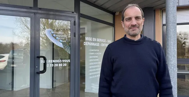 photo  éric fouquet est le nouveau patron de l’entreprise assistance climatisation service ouest (acso) à damigny.  &copy;  ouest-france 