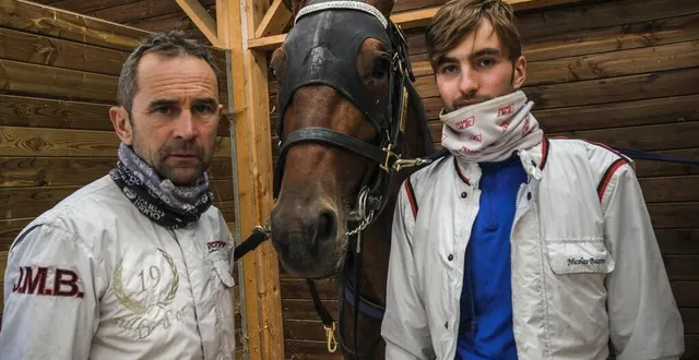 photo  jean-michel bazire a superbement drivé la jument préparée par son fils nicolas.  &copy;  archives le maine libre - denis lambert 