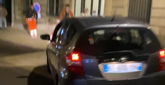 photo  une bagarre a éclaté rue saint-blaise, à alençon, dans la nuit du 20 au 21 février 2025.  &copy;  photo fournie par un témoin 