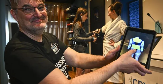 photo  anthony archenault soulage ses douleurs notamment grâce à la cryothérapie.  &copy;  le maine libre – denis lambert 