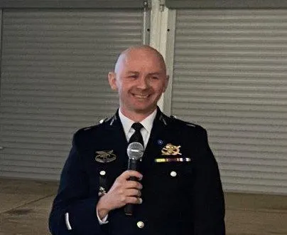 photo  le major fabien hamel, hier.  &copy;  ouest-france 