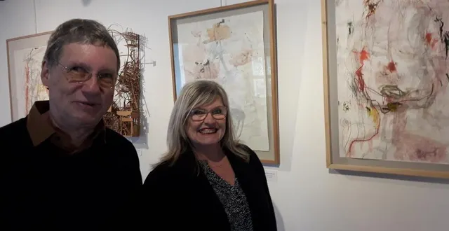 photo  annie pelzak et alain cophignon, les deux fondateurs de la galerie du chemin.  &copy;  ouest-france 