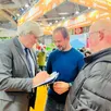 photo  le maire du mans, stéphane le foll, ancien ministre de l’agriculture (2012-2017), est retourné au salon de l’agriculture de paris, mercredi 26 février 2025, pour la première fois depuis huit ans. 