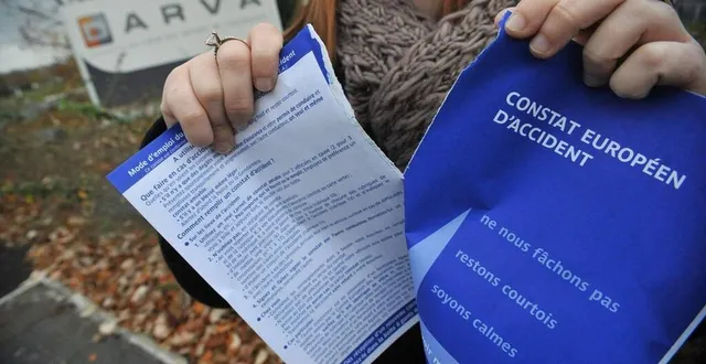 photo  le constat amiable permet de désigner le responsable pour les compagnies d’assurances.  &copy;  photo d’illustration - le courrier de l’ouest - marie delage 