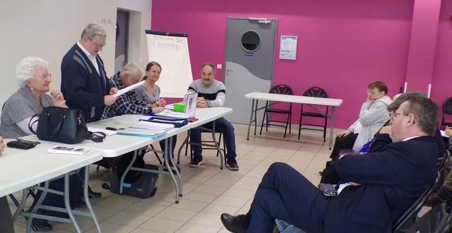 photo  lucien chanroux a été élu président de l’association le gnomon.   &copy;  le maine libre 