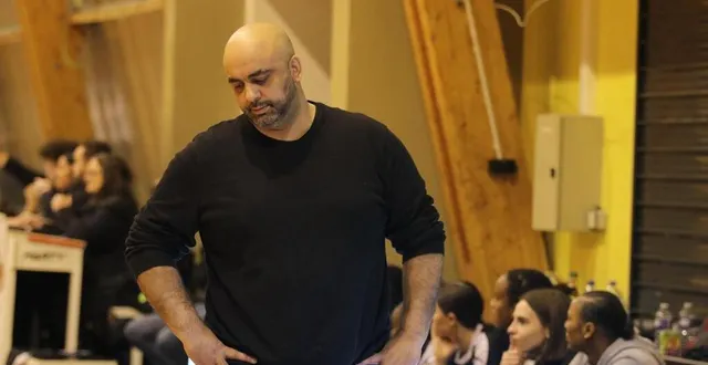 photo  fayssal rhennam, l’entraîneur d’alençon.  &copy;  nathalie douley 