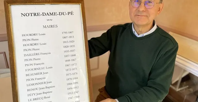 photo  claude davy a été adjoint de son beau-père, auguste cherré, pendant 18 ans avant de devenir maire.  &copy;  le maine libre 