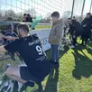photo au stade de spay dans la sarthe, un hommage a été rendu, dimanche 2 mars 2025, à gatien, jeune footballeur de 24 ans tué dans un accident de la route au mans, le 19 février 2025.