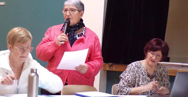 photo  élisabeth françois dresse le bilan des activités de l’intercommunale le mans sud-est.  &copy;  le maine libre 