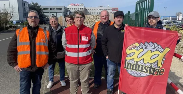 photo  les syndicats du groupe agroalimentaire ldc sont insatisfaits par les négociations annuelles de salaires.  &copy;  le maine libre 
