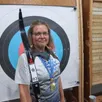 photo  présidente du club des archers du val d’authion, la beaufortaise emilie pantais a obtenu le titre de championne de france de tir à l’arc sur 70 mètres, la distance dite olympique, le 14 juillet dernier. 