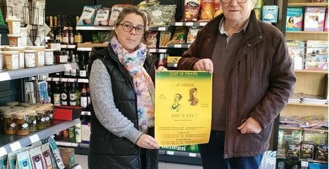 photo  stéphanie calero et jean-pierre dupré.  &copy;  le maine libre 