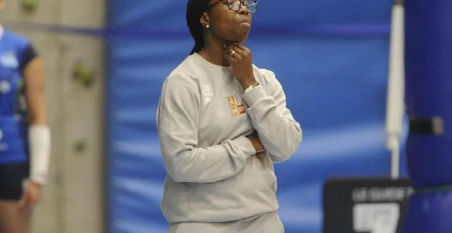 photo  rose beleng n’a pas trouvé la solution pour éviter au vbp niort une descente en nationale 2, dès le mois de mars.  &copy;  co - christophe bernard 