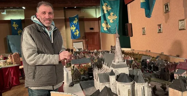 photo  frédéric reynen est le concepteur de la maquette d’alençon.  &copy;  ouest-france 