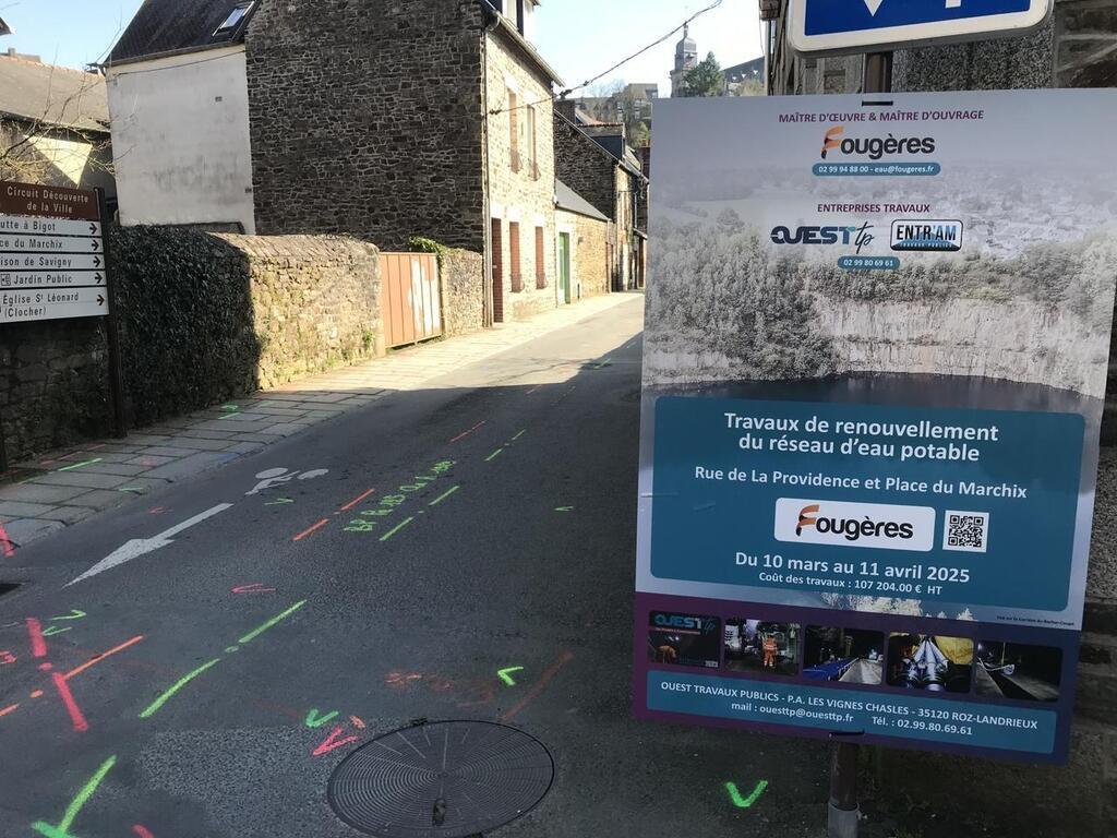 À Fougères, de nouvelles rues impactées par les travaux sur le réseau d ...