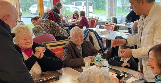 photo  mi-février, l’association a organisé un après-midi festif.  &copy;  sourires part’âgés 