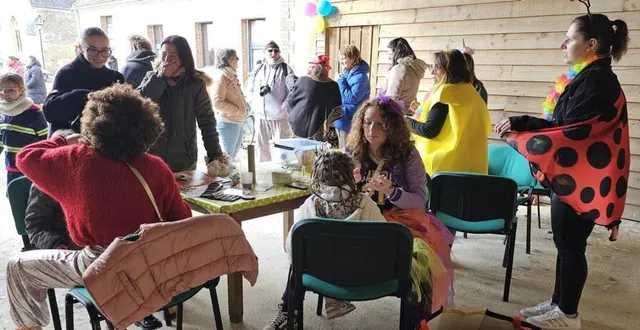 photo  les maquilleuses ont fait état de leur talent artistique.  &copy;  le maine libre 