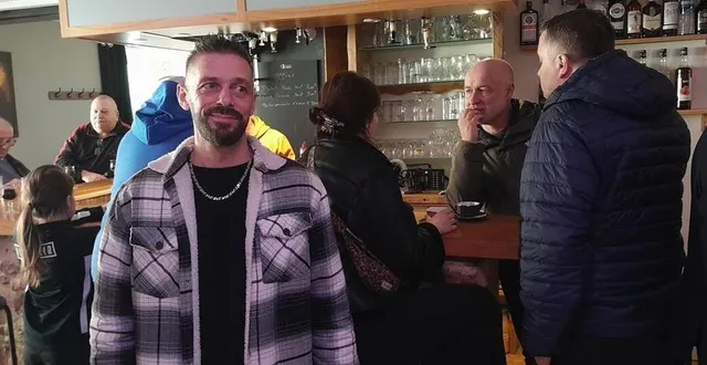 photo  gilles terral avoue être un homme heureux.  &copy;  le maine libre 