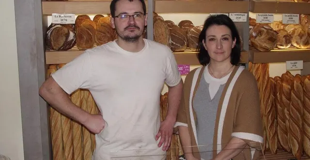 photo  paul et pascaline térèse ont repris la boulangerie tartines & gourmandises, tenue par isabelle et thierry boivin depuis 2012.  &copy;  ouest-france 