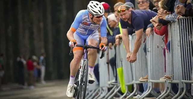 photo  david boutville lors de sa victoire sur le grand prix du mans en mai 2024.  &copy;  dominique breugnot 