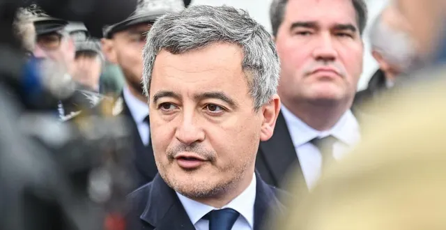 photo  gérald darmanin lors d’un déplacement à la prison de condé-sur-sarthe le 17 février 2025.  &copy;  mathis harpham /ouest-france 