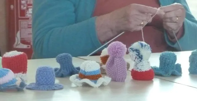 photo  le prochain café tricot permettra d’aider les petits frères des pauvres.  &copy;  co 