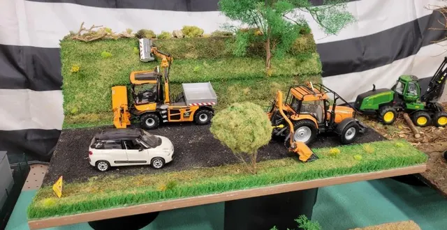 photo  le monde agricole au format 1/32, c’est ce que propose l’exposition de miniatures organisée, dimanche 9 mars 2025, à noyen-sur-sarthe.  &copy;  nicolas boulay 