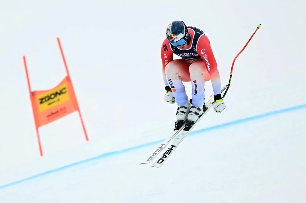 Ski alpin. Le Suisse Franjo Von Allmen remporte la deuxième descente de