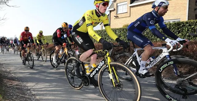 photo présent lors du week-end d’ouverture en belgique, il y a une semaine, matteo jorgenson (visma lease a bike) s’est rassuré : il est prêt pour paris-nice. © photopqr/le courrier picard/maxppp