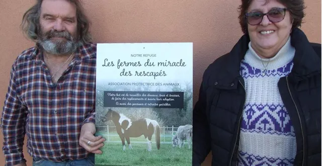 photo  brigitte et thierry cherchent un lieu d’accueil pour leurs animaux.  &copy;  ouest-france 