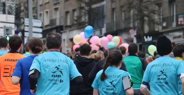 photo  l’urban trail de flers, organisé par l’ensemble scolaire saint-thomas-d’aquin, a fait son retour pour une quatrième édition, dimanche 9 mars 2025.  &copy;  ouest-france 