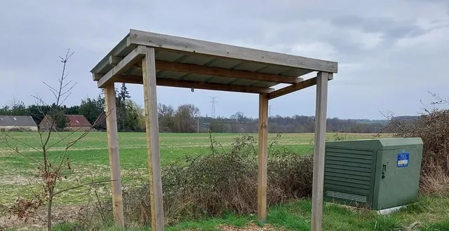 photo  il ne reste plus que l’ossature de celui de la bézardière.  &copy;  le maine libre 