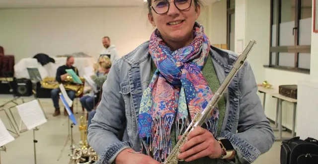 photo  valérie leclou a été élue présidente de l’orchestre d’harmonie de mayet, le 7 février dernier.  &copy;  le maine libre 