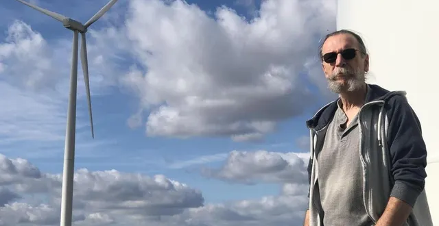 photo  christian salaün, président de la fédération vent de sarthe, site de thoiré-sous-contensor.  &copy;  archives le maine libre 