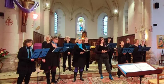 photo  le groupe vocal de femmes scherzando a séduit le public en interprétant de nombreuses œuvres composées par des femmes, fin xixe et début xxe siècle.  &copy;  ouest-france 
