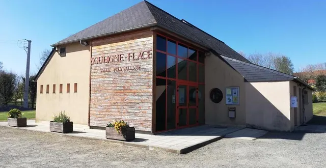 photo  les travaux de chauffage à la salle polyvalente de souligné-flacé vont impacter la réalisation des travaux de voirie.  &copy;  le maine libre 