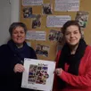 photo hélène avice, directrice du centre rabelais, et lisa hersant préparent l’assemblée générale du mercredi 2 avril.