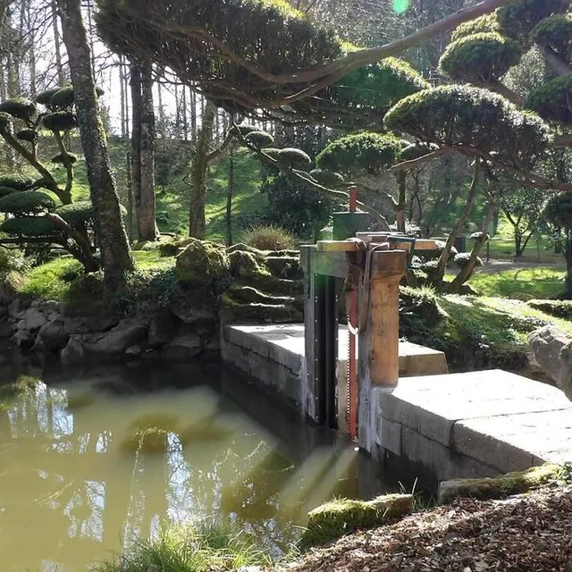 photo la nouvelle écluse du plan d’eau après des travaux d’étanchéité.  ©  ouest-france