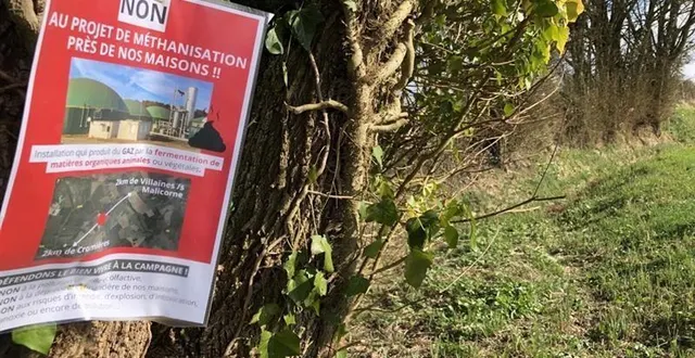 photo  à crosmières et villaines-sous-malicorne, près de la flèche (sarthe), des riverains s’inquiètent d’un projet de méthanisation agricole près de leurs maisons.  &copy;  ouest-france 