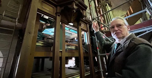 photo  jacques nonnet, des orgues giroud, est le facteur en charge de la restauration de l’orgue de l’église saint-thomas de la flèche (sarthe). un chantier colossal parti pour durer deux ans.  &copy;  ouest-france 