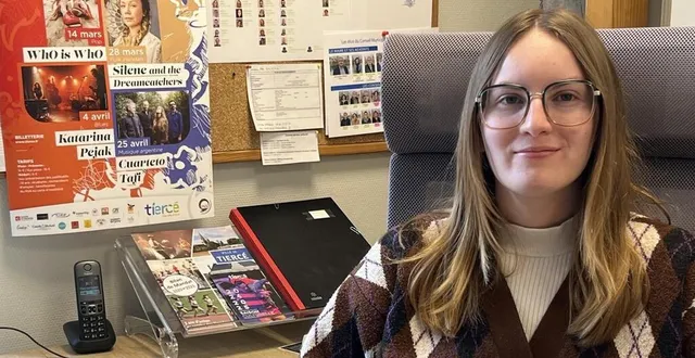 photo  camille bannier, chargée d’action culturelle de la mairie, s’apprête à vivre son premier printemps musical à tiercé.  &copy;  co 