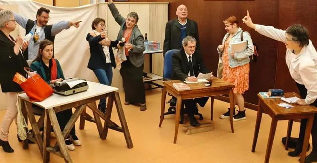 photo  les fracassés de vibraye donneront la première représentation de leur nouvelle pièce.  &copy;  centre culturel 