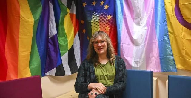 photo  andie karsten est la nouvelle présidente du centre lgbtqi + du mans, l’association homogène.  &copy;  le maine libre - denis lambert 