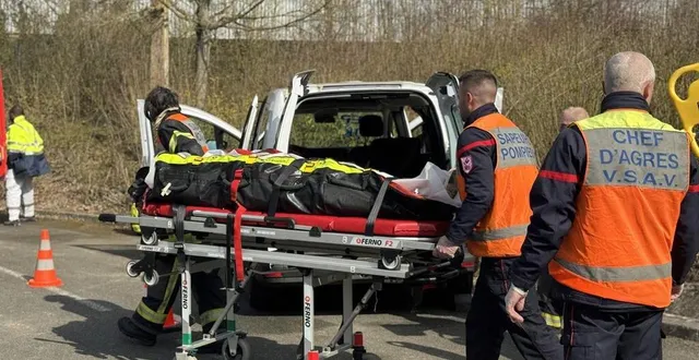 photo  un exercice de désincarcération a été réalisé par les pompiers de l’orne, vendredi 14 mars 2025, à alençon.  &copy;  ouest-france 