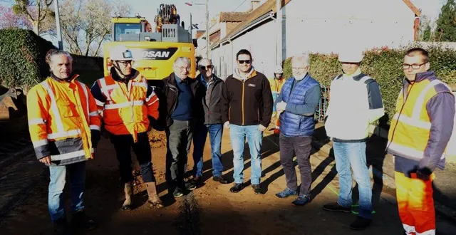 photo  chaque mardi matin, les entreprises et les élus se réunissent afin de faire un point sur l’évolution des travaux.  &copy;  le maine libre 
